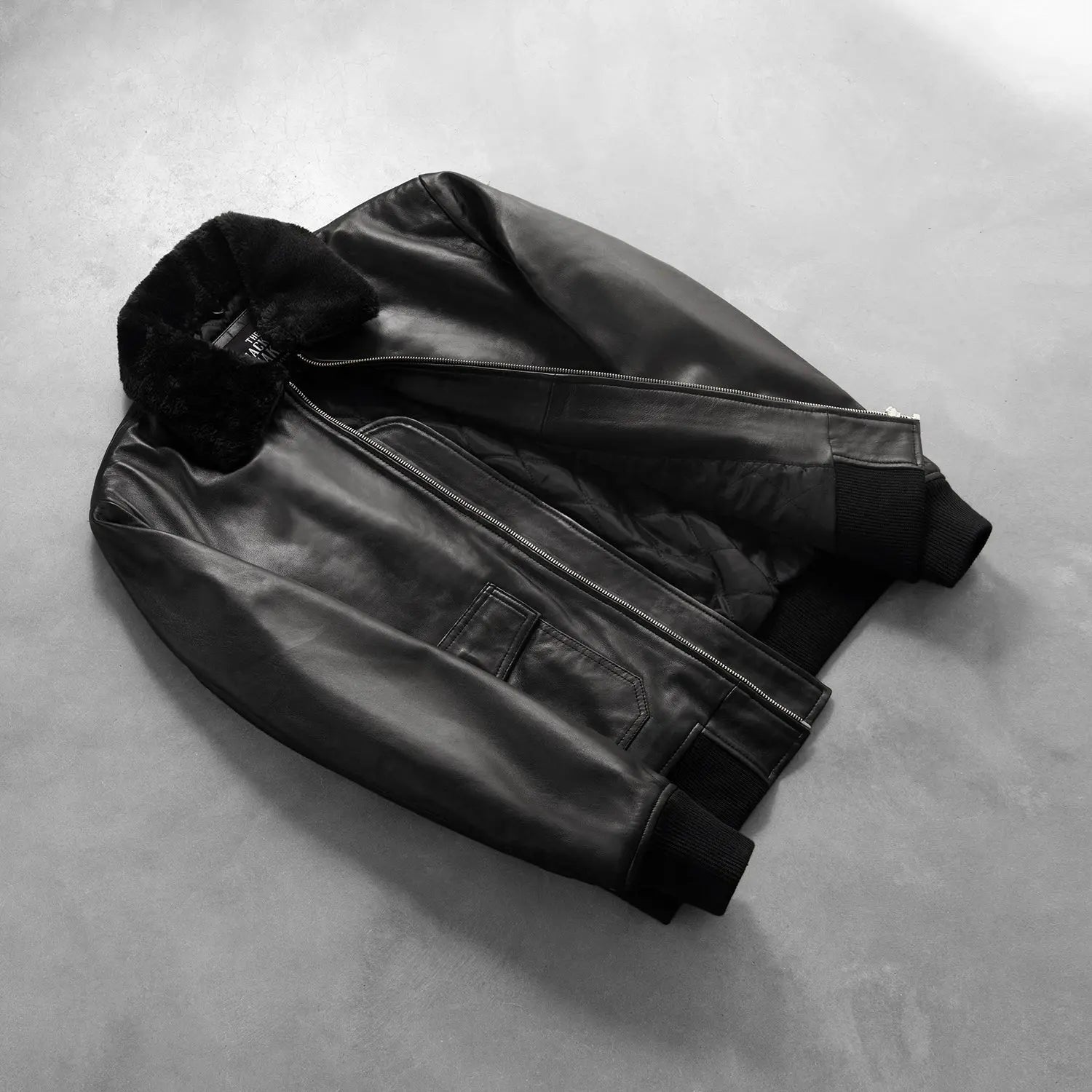 Airin G-1 Black Leather Bomber Jacket NYC Jackets