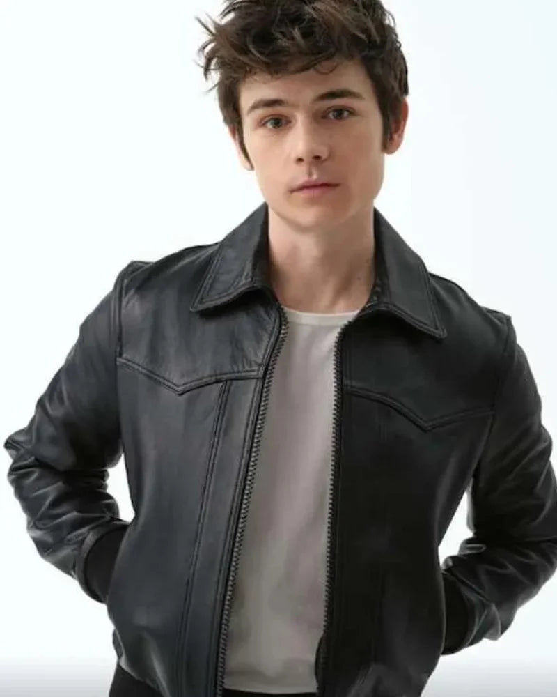 Alex Walter My Life with the Walter Boys S02 Black Leather Jacket NYC Jackets
