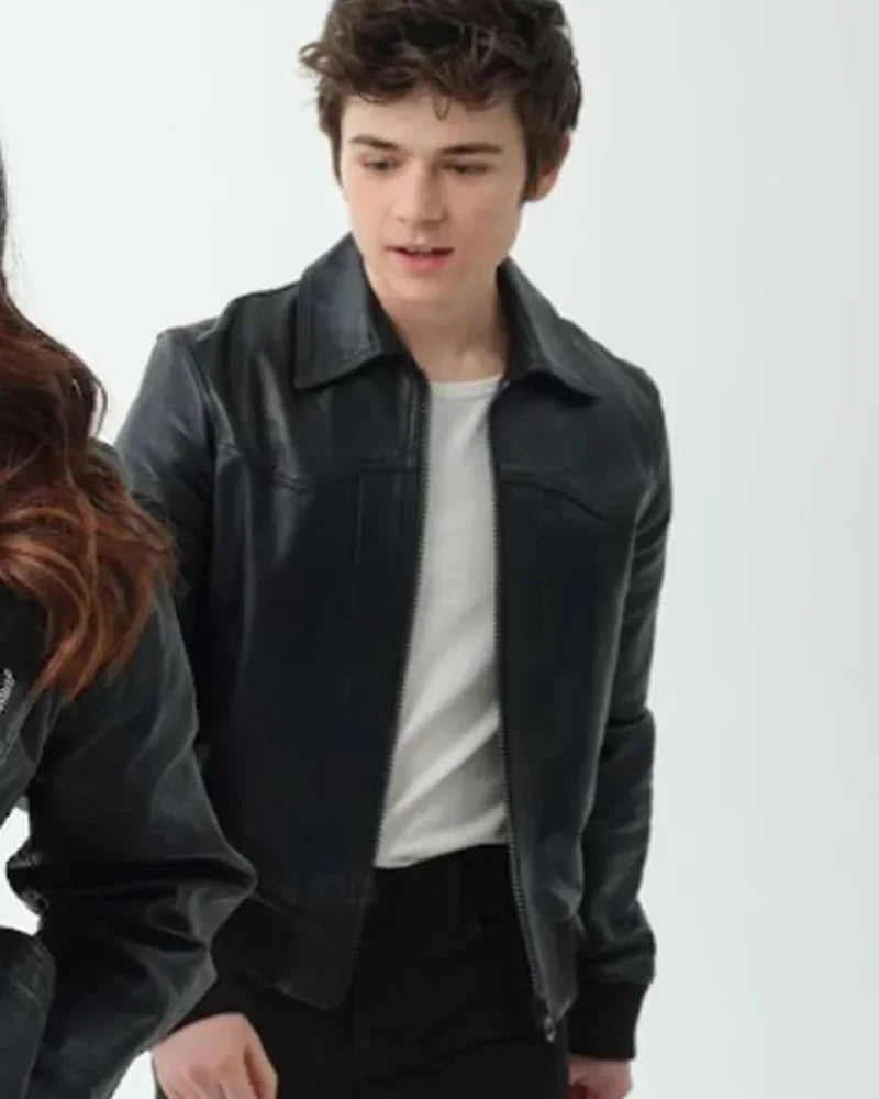 Alex Walter My Life with the Walter Boys S02 Black Leather Jacket NYC Jackets