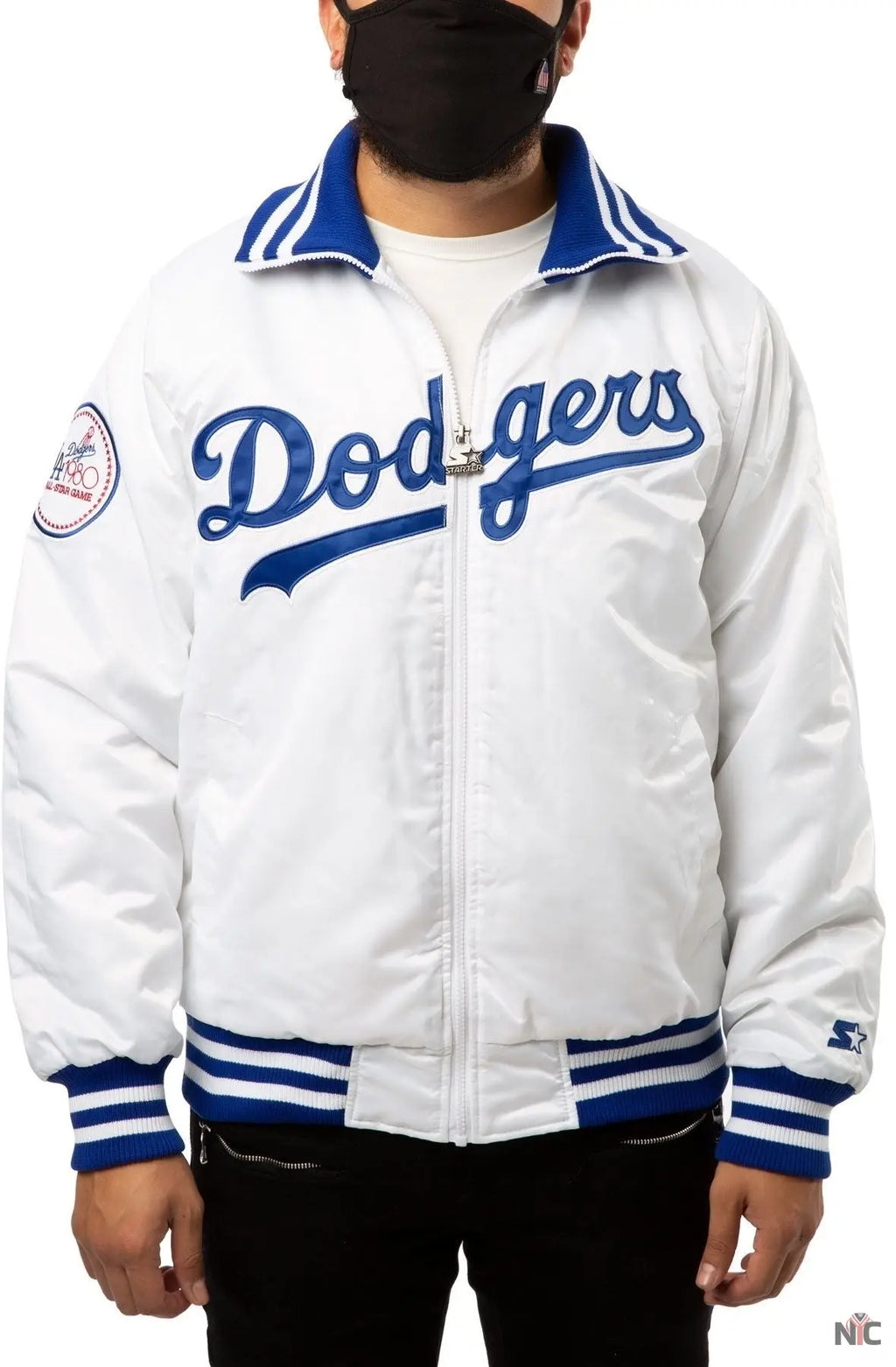 All Star Game LA Dodgers 1980 Satin Varsity Jacket NYC Jackets