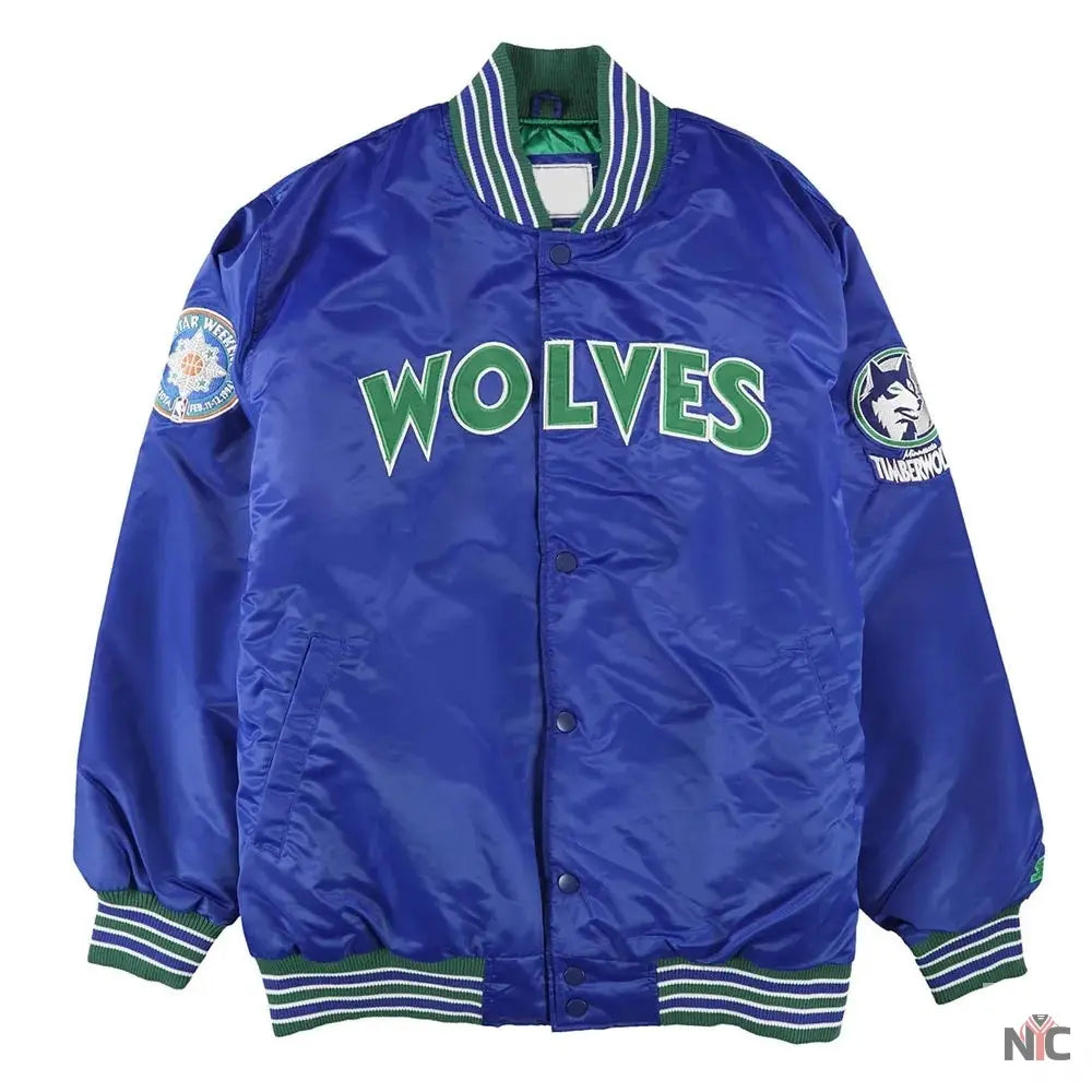 All Star Weekend Minnesota Timberwolves Blue Jacket NYC Jackets