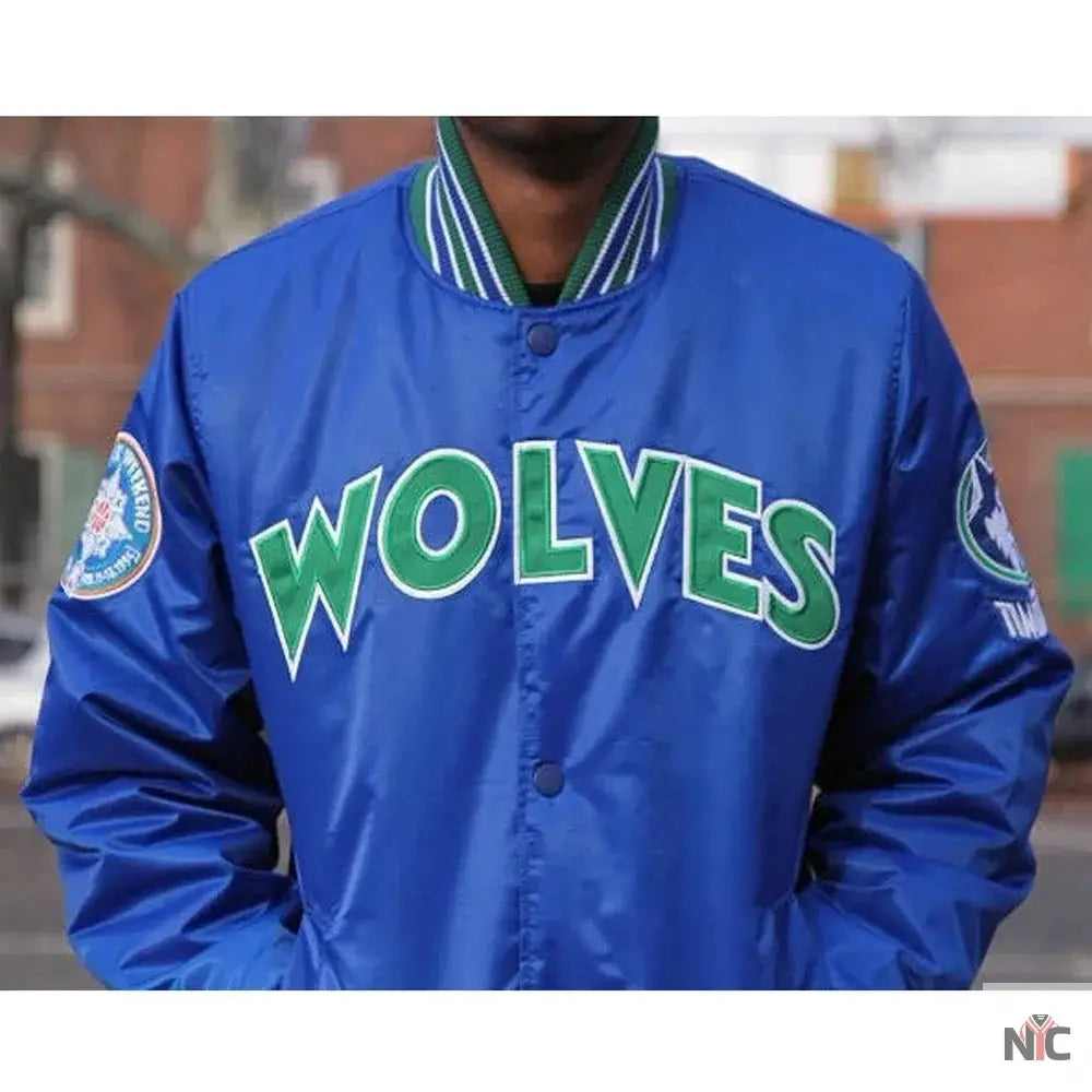 All Star Weekend Minnesota Timberwolves Blue Jacket NYC Jackets