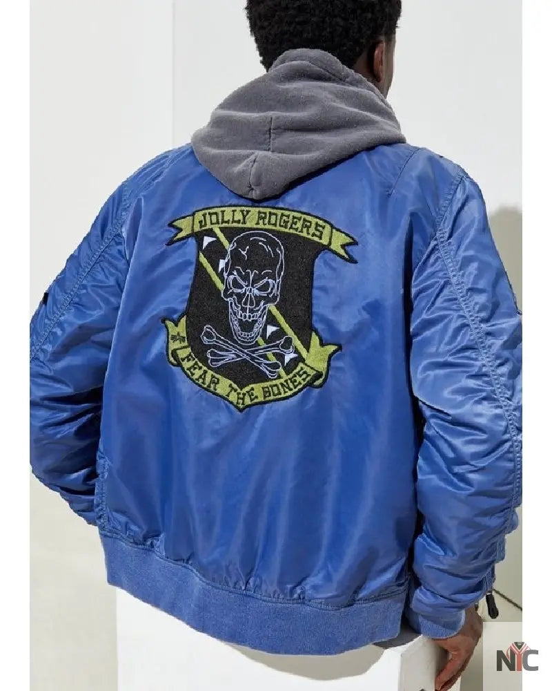 Alpha Industries L-2B Fear The Bones Battlewash Jacket NYC Jackets