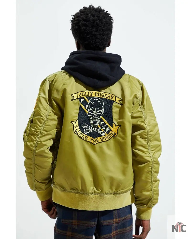 Alpha Industries L-2B Fear The Bones Battlewash Jacket NYC Jackets