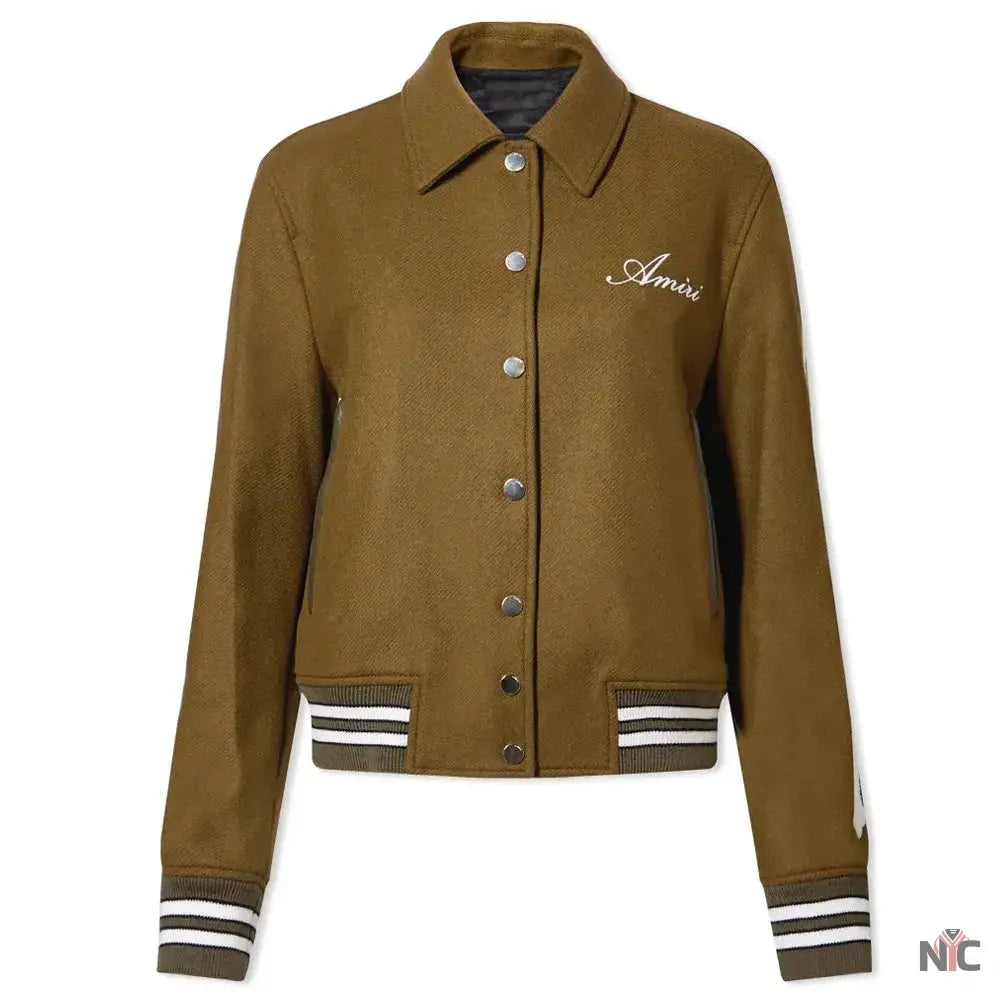 Amiri Bones Letterman Wool Jacket NYC Jackets
