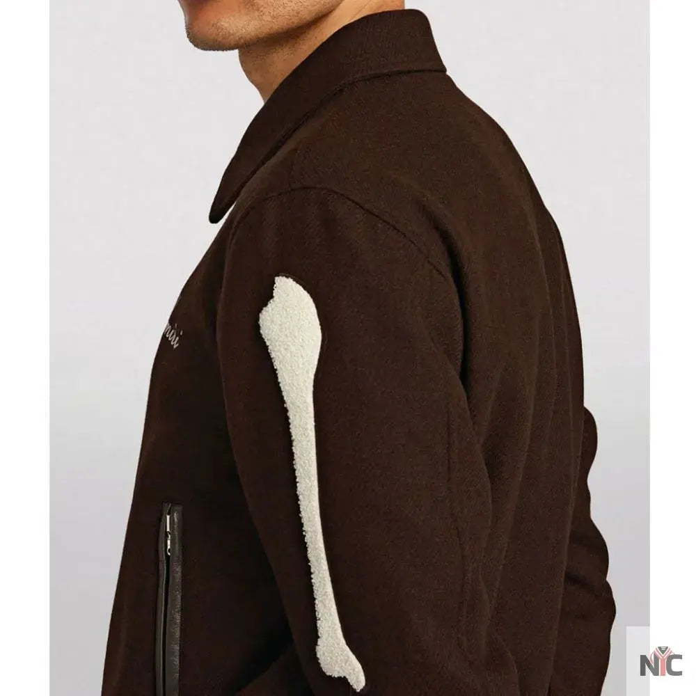 Amiri Bones Letterman Wool Jacket NYC Jackets