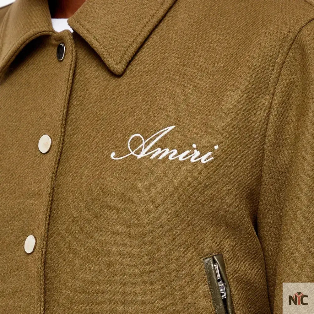 Amiri Bones Letterman Wool Jacket NYC Jackets