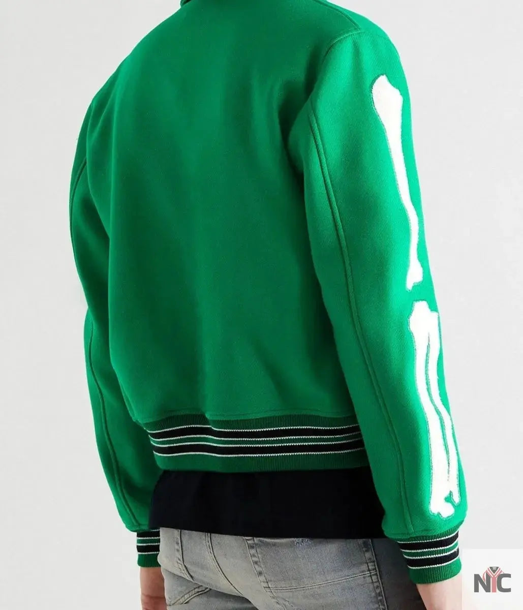 Amiri Bones Letterman Wool Jacket NYC Jackets