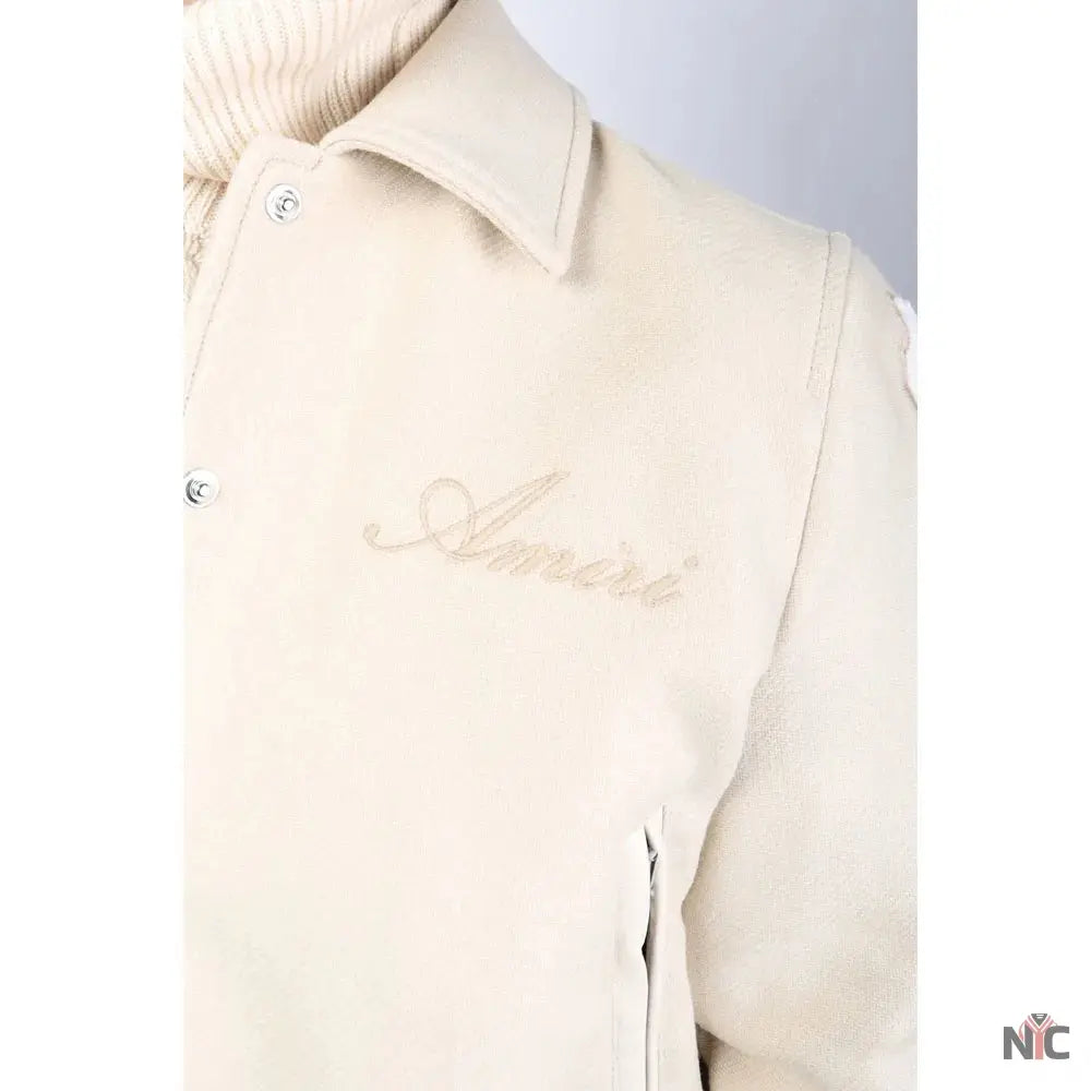 Amiri Bones Letterman Wool Jacket NYC Jackets