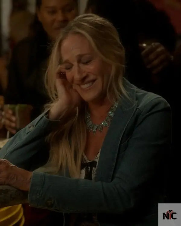 And Just Like That S03 Sarah Jessica Parker Denim Blazer NYC Jackets