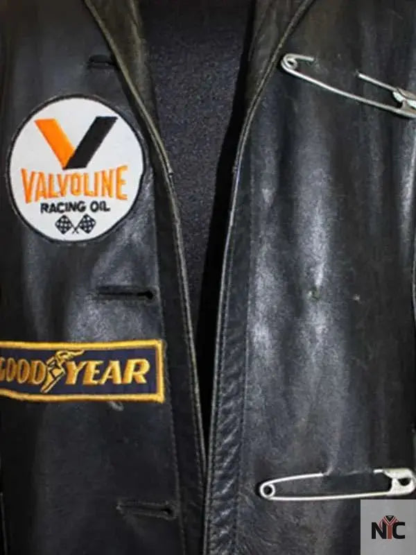 Angelina Jolie Gone in 60 Seconds Black Leather Coat NYC Jackets