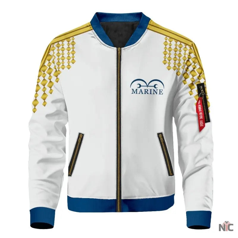 Anime One Piece Marine Bomber Jacket NYC Jackets