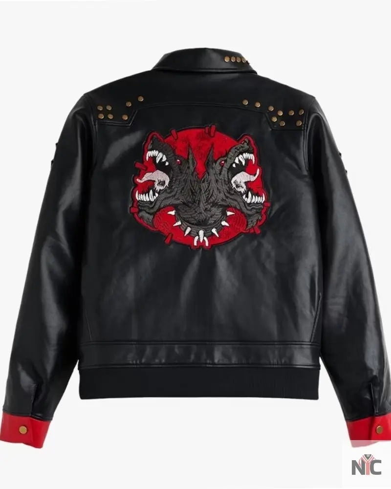Arcane Season 2 VI Black Leather Jacket NYC Jackets