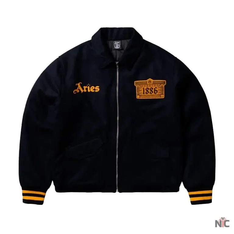 Arsenal X Aries Wool Bomber Jacket NYC Jackets
