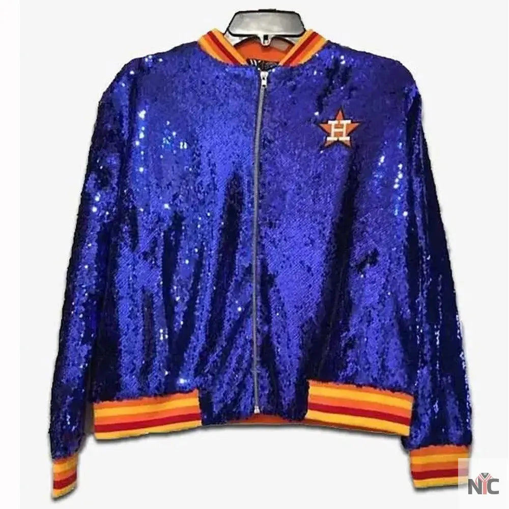 Astros Sequin Jacket NYC Jackets