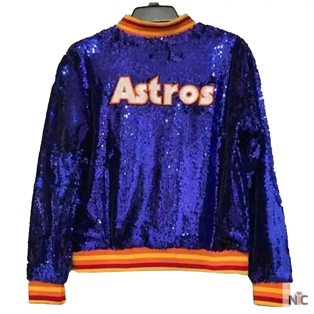 Astros Sequin Jacket NYC Jackets