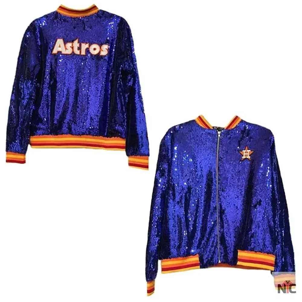 Astros Sequin Jacket NYC Jackets