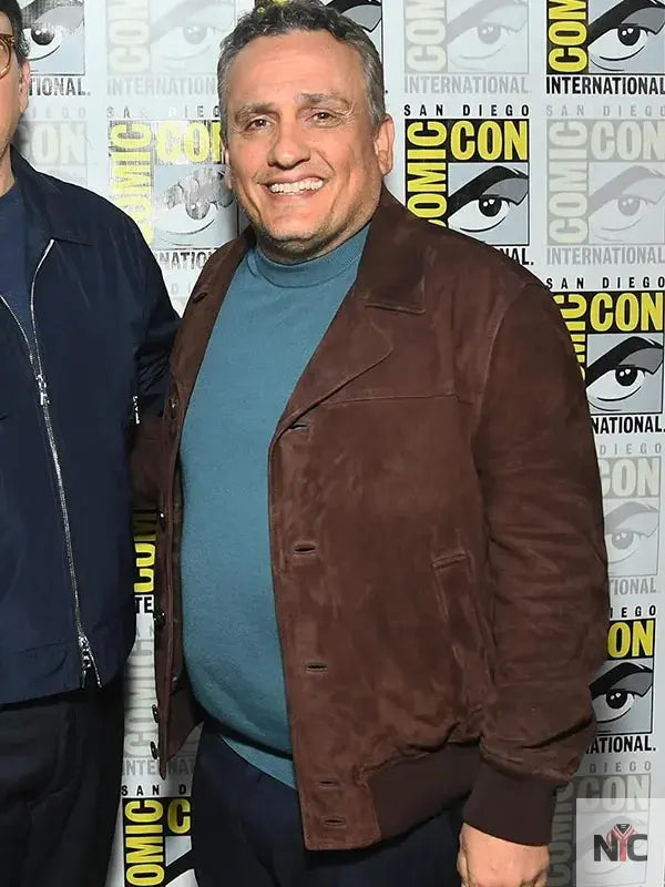 Avengers Doomsday Joe Russo Suede Leather Jacket NYC Jackets