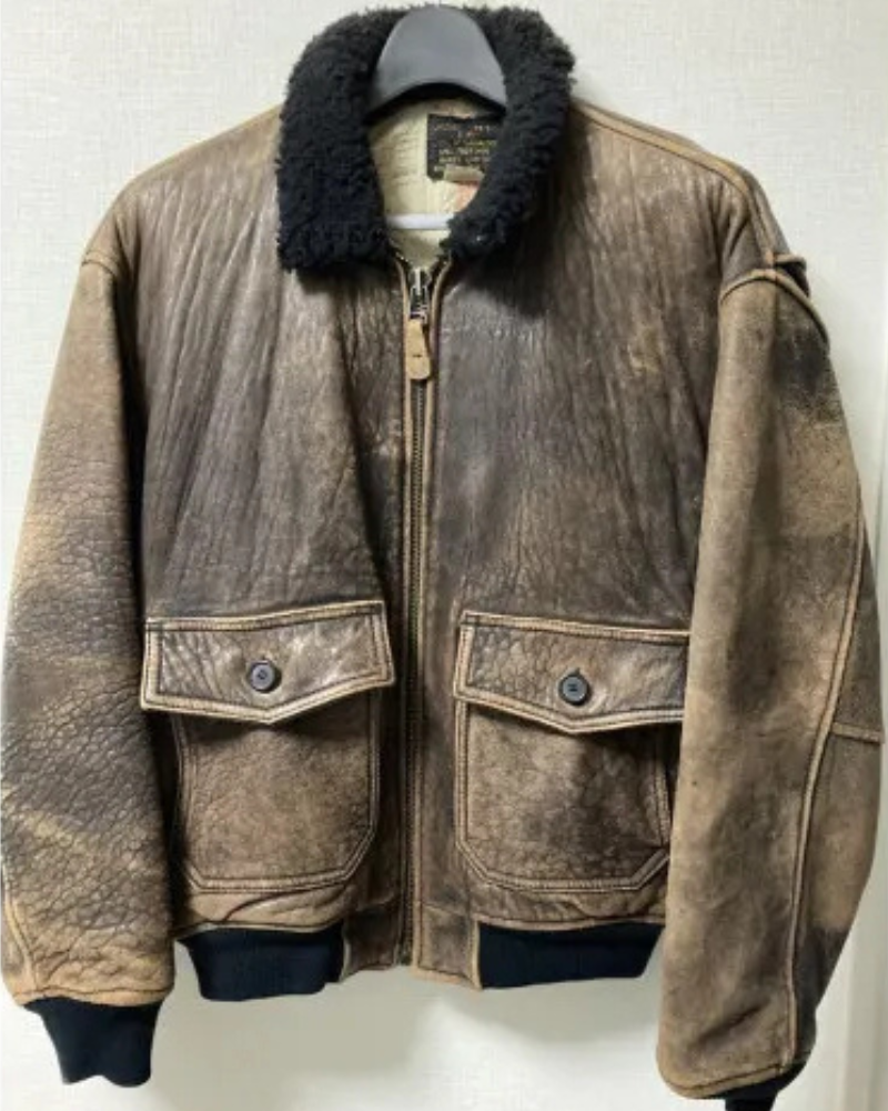 Avirex G-1 Leather Bomber Jacket NYC Jackets