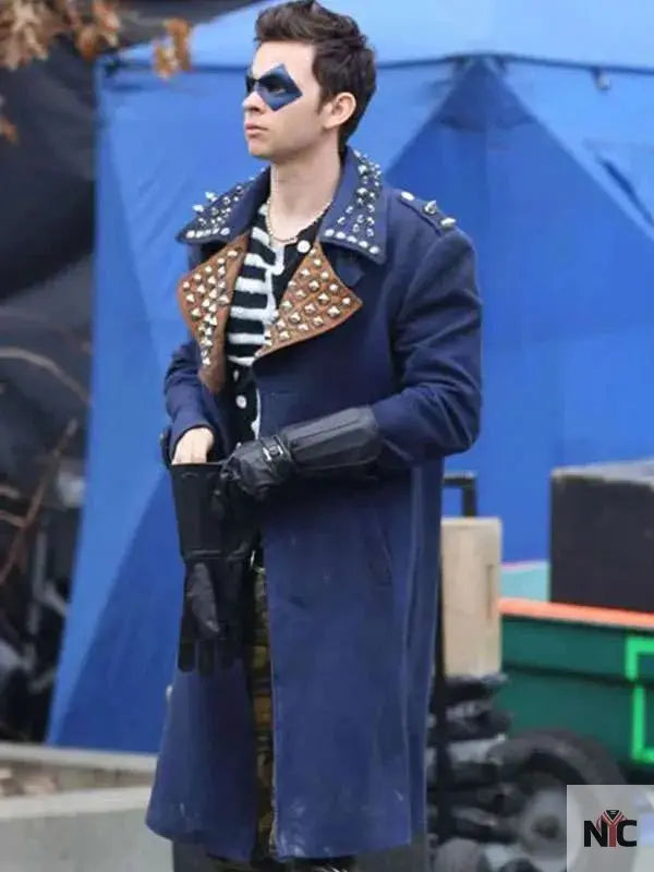 Axel Walker The Flash S04 Blue Coat NYC Jackets