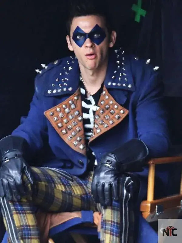 Axel Walker The Flash S04 Blue Coat NYC Jackets