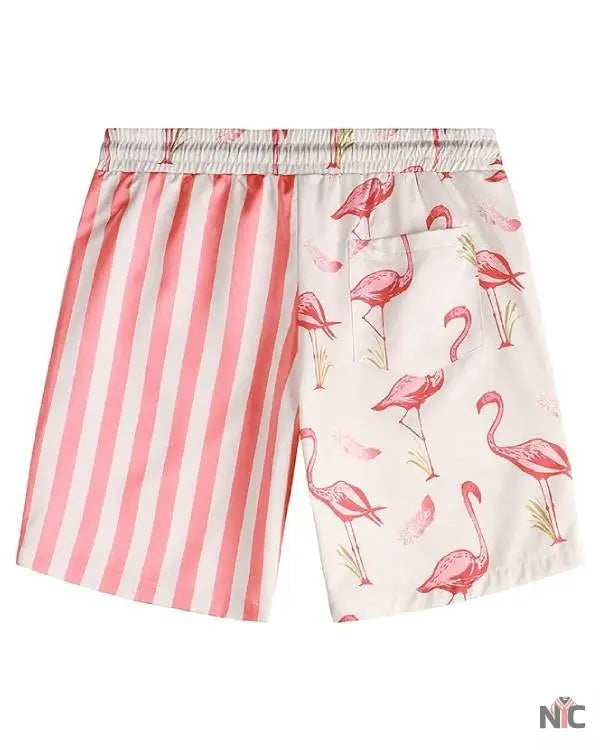 Bachelor in Paradise Jesse Palmer Striped Flamingo Pajamas NYC Jackets