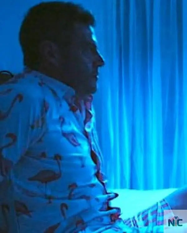 Bachelor in Paradise Jesse Palmer Striped Flamingo Pajamas NYC Jackets