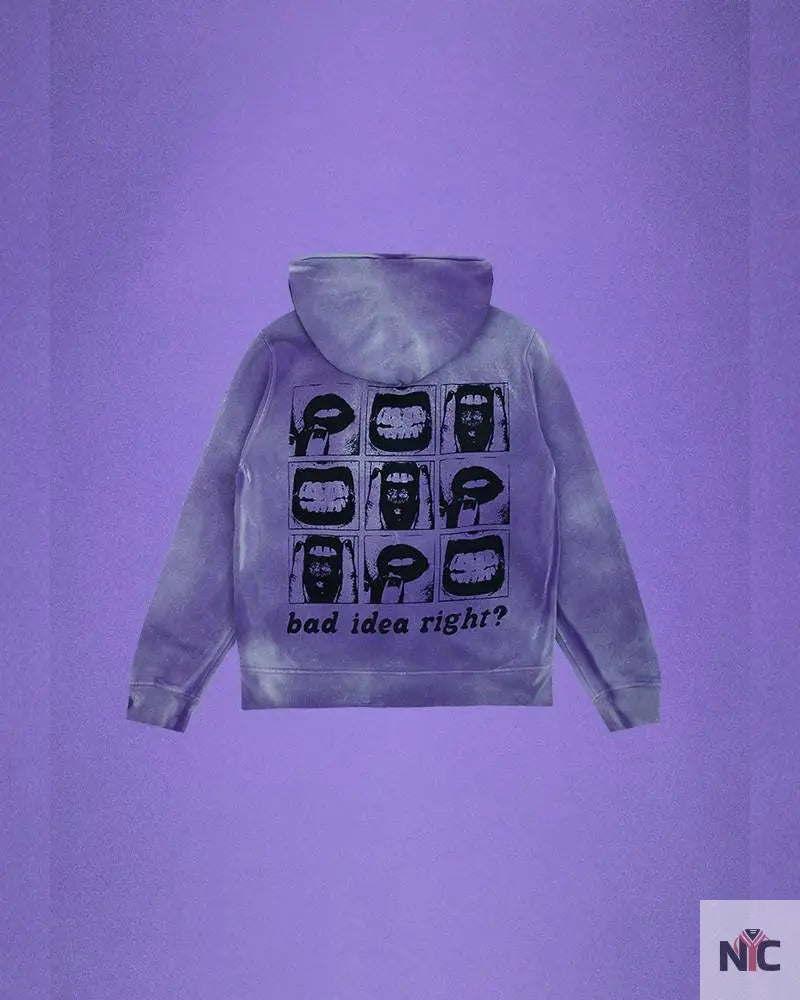 Bad Idea Right? Zip Hoodie NYC Jackets