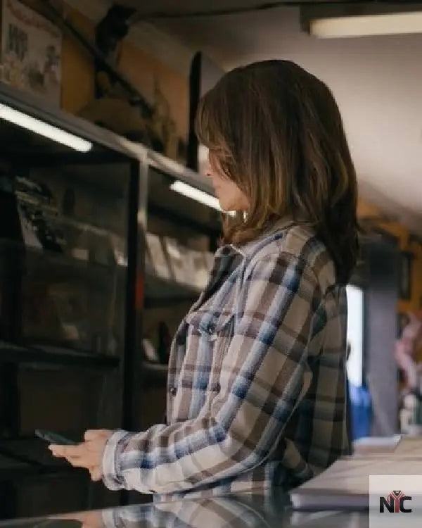 Ballard S01 Maggie Q Plaid Shirt NYC Jackets
