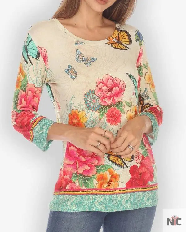 Ballard S01 Rebecca Field Floral Shirt NYC Jackets