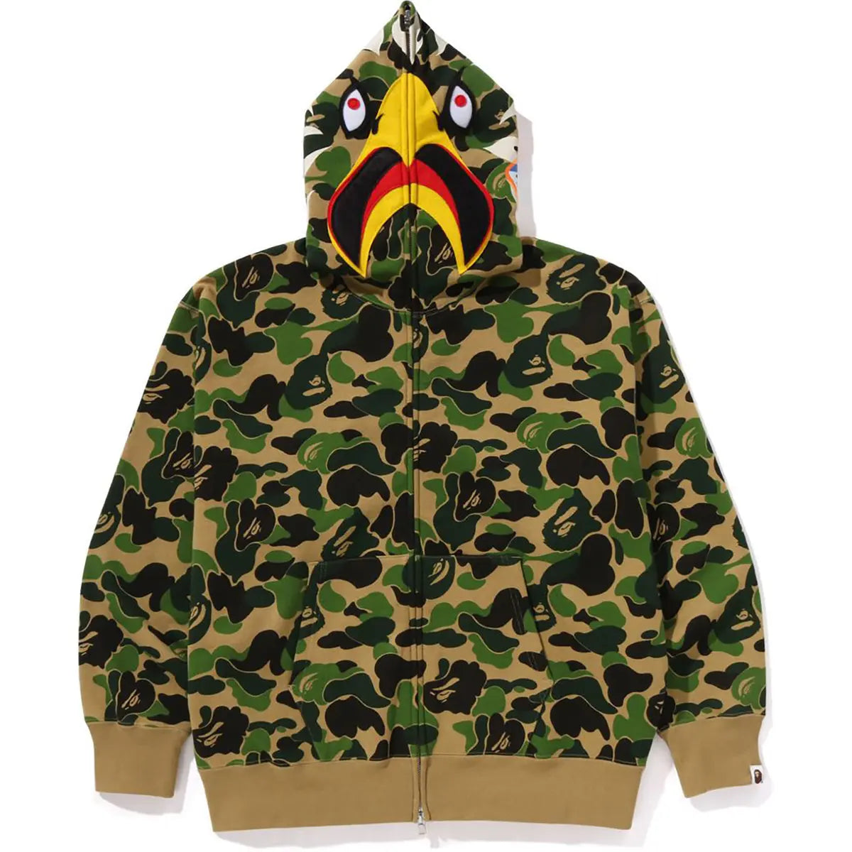Bape X Readymade Abc Camo Eagle Relaxed Fit Full Zip Hoodie Mens NYC Jackets