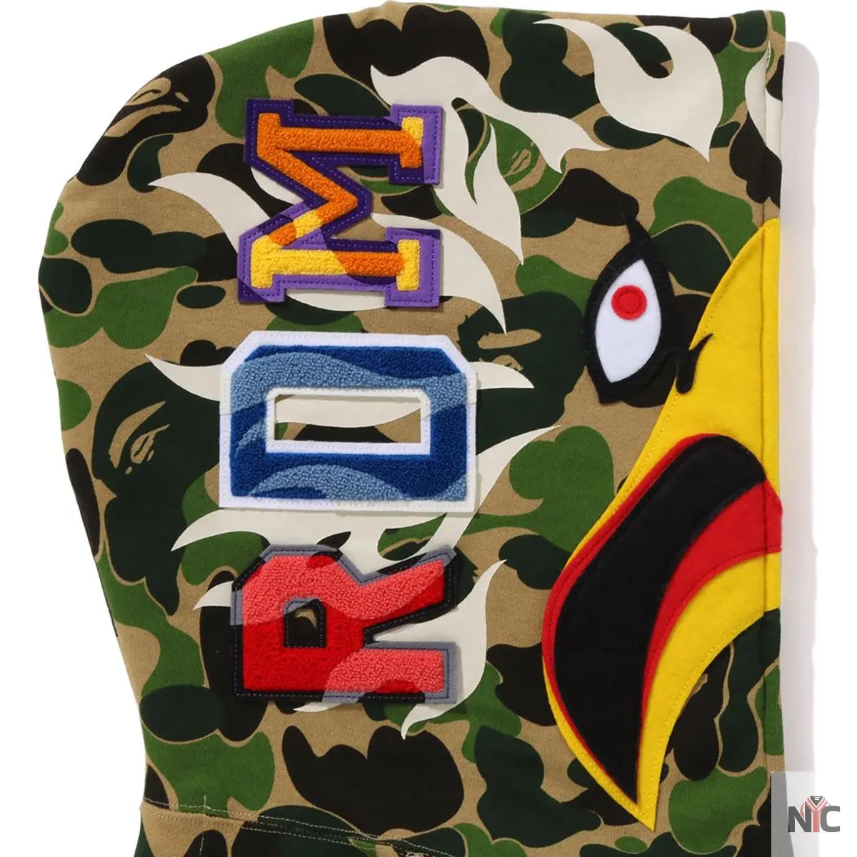 Bape X Readymade Abc Camo Eagle Relaxed Fit Full Zip Hoodie Mens NYC Jackets