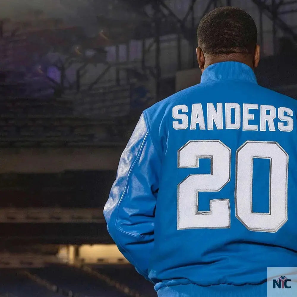 Barry Sanders Detroit Lions Jacket NYC Jackets