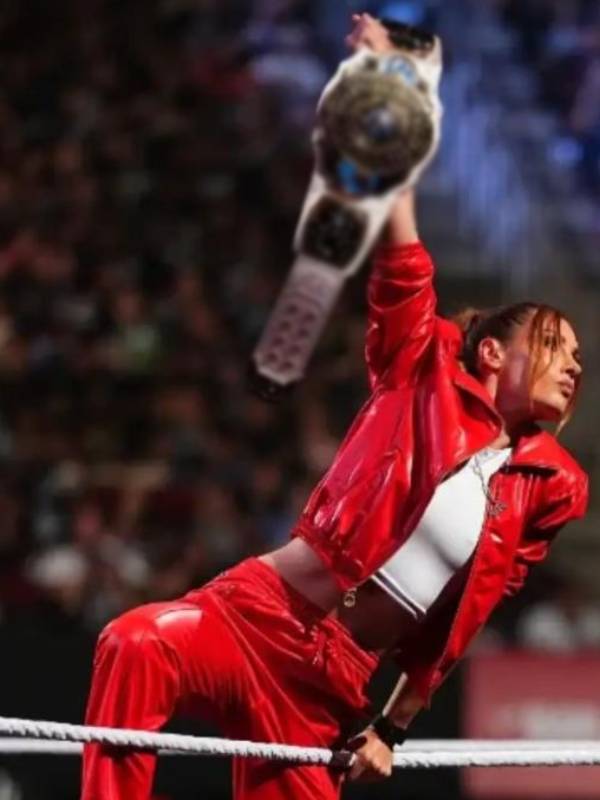 Becky Lynch WWE Monday Night RAW Red Jacket NYC Jackets