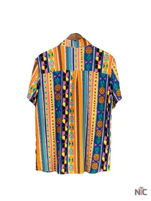 Below Deck Down Under S03 Nate Salmon Printed Striped Shirt NYC Jackets