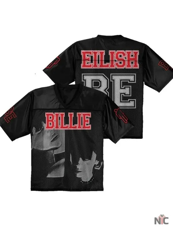Billie Eilish BE Photo Jersey NYC Jackets