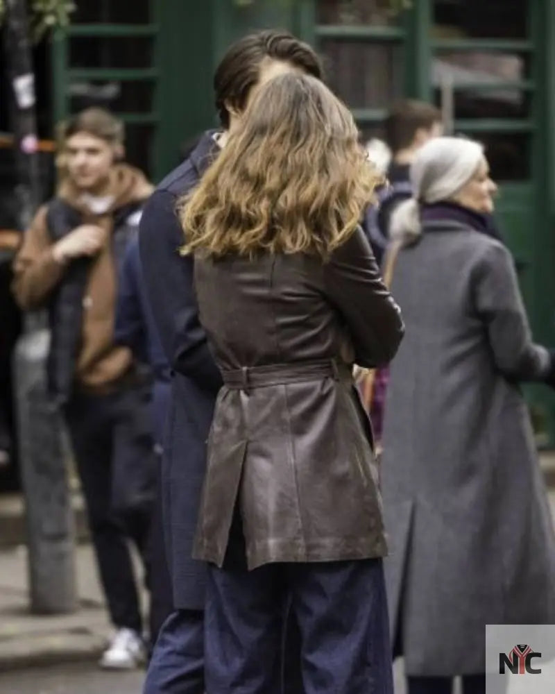 Black Doves 2024 Keira Knightley Leather Jacket NYC Jackets