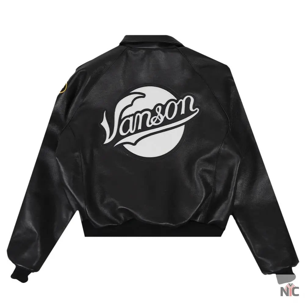 Black Heights Vanson Leather Jacket NYC Jackets