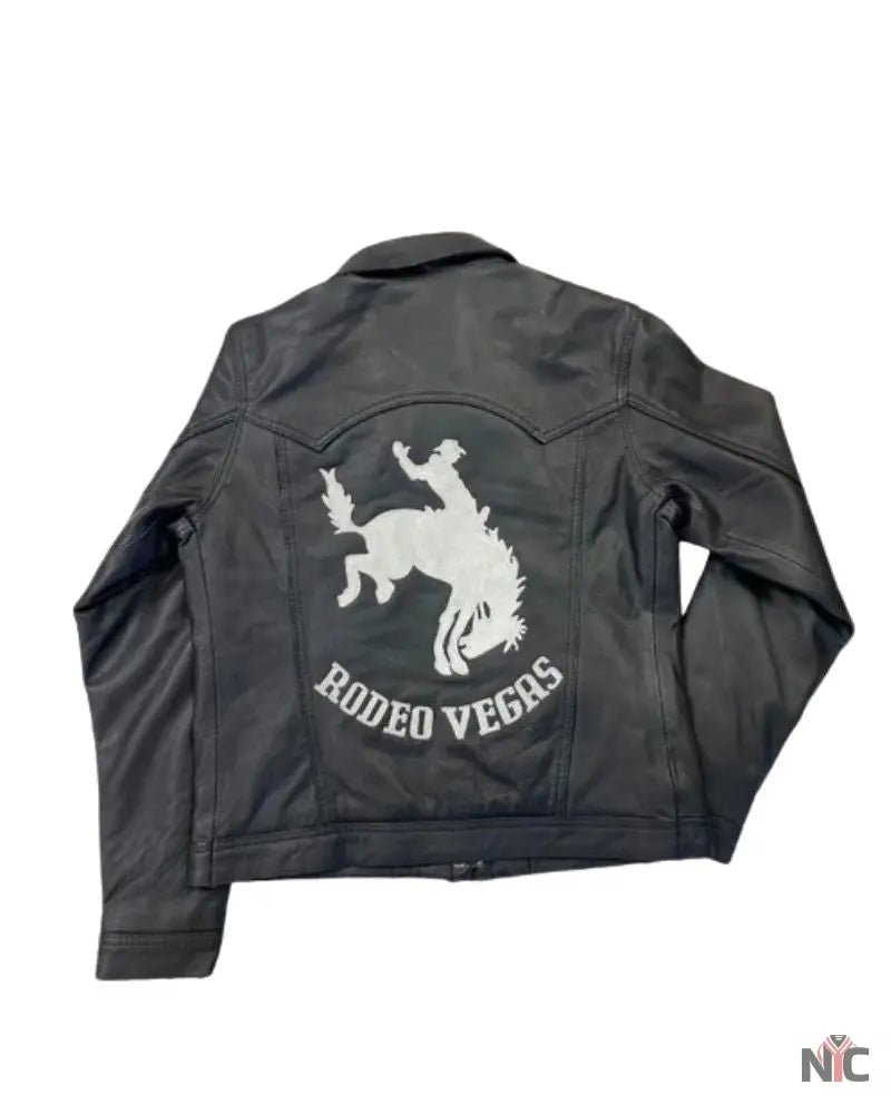 Black Ladies Leather Jacket NYC Jackets