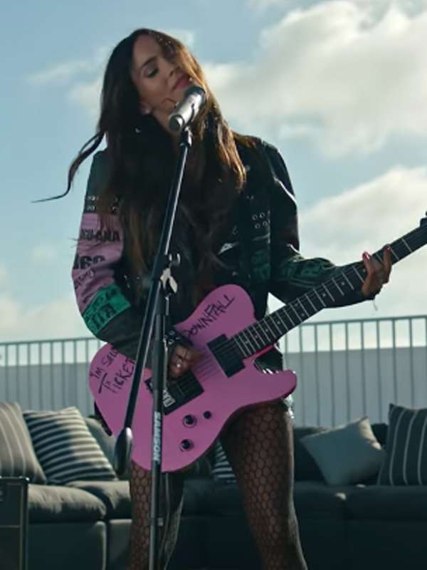 Bloody Valentine Megan Fox Black Leather Biker Jacket NYC Jackets