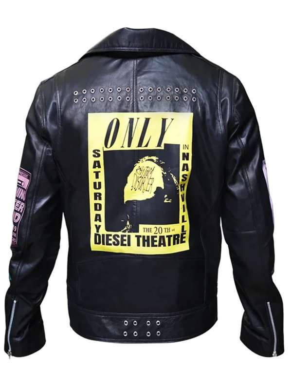 Bloody Valentine Megan Fox Black Leather Biker Jacket NYC Jackets