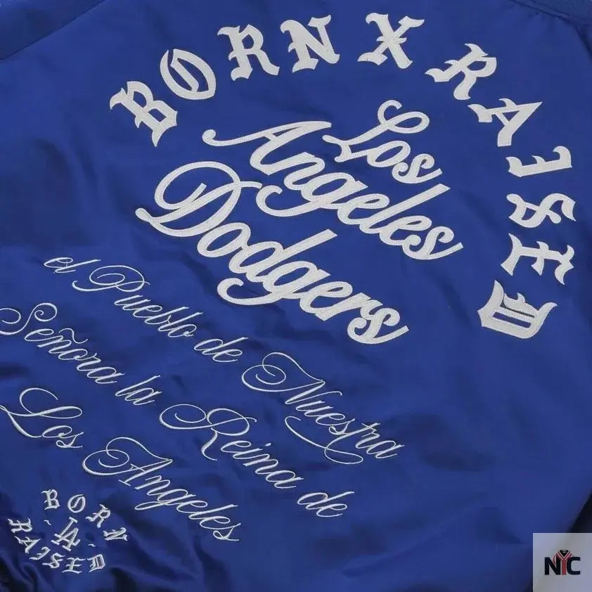 Born X Raised Dodgers Jacket NYC Jackets
