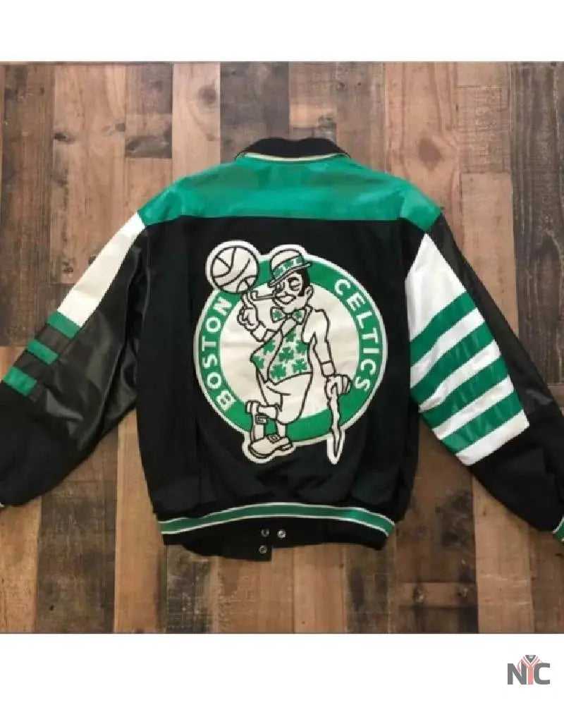 Boston Celtics NBA Jeff Hamilton Varsity Jacket NYC Jackets