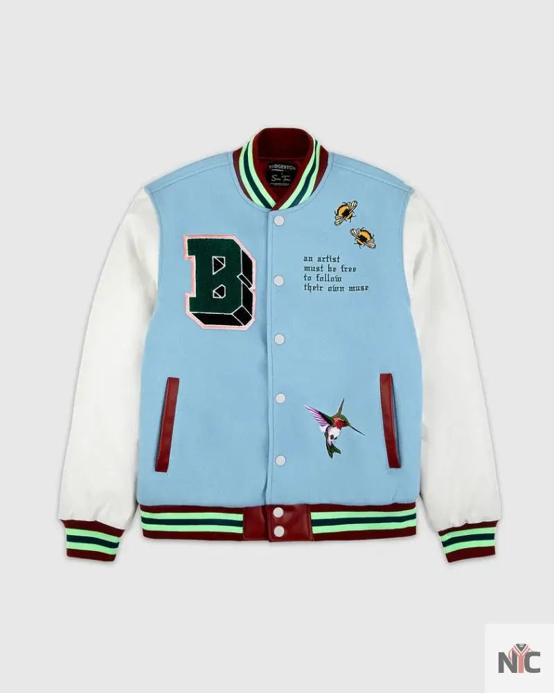 Bridgerton x Sue Tsai Varsity Jacket NYC Jackets