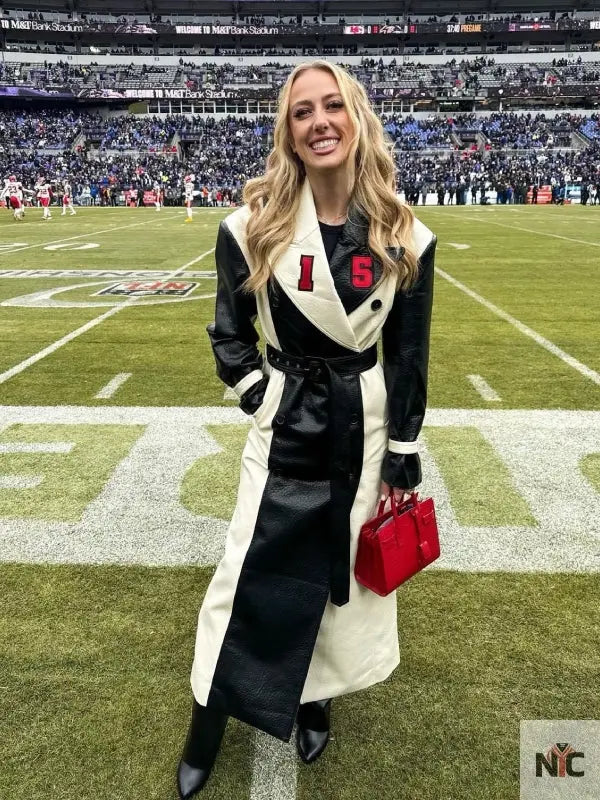 Brittany Mahomes AFC Championship Coat NYC Jackets