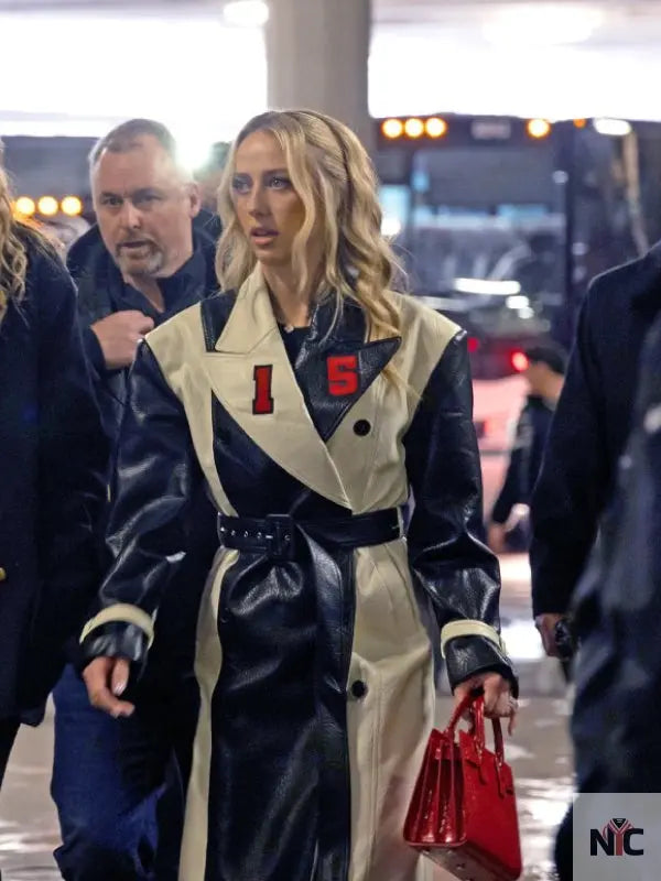 Brittany Mahomes AFC Championship Coat NYC Jackets