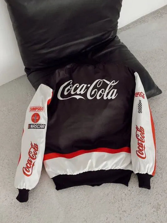 NASCAR Coca Cola 600 Black Bomber Jacket