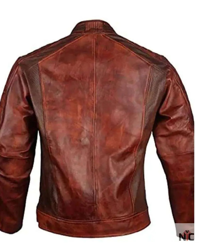Cafe Racer Leather Jacket NYC Jackets