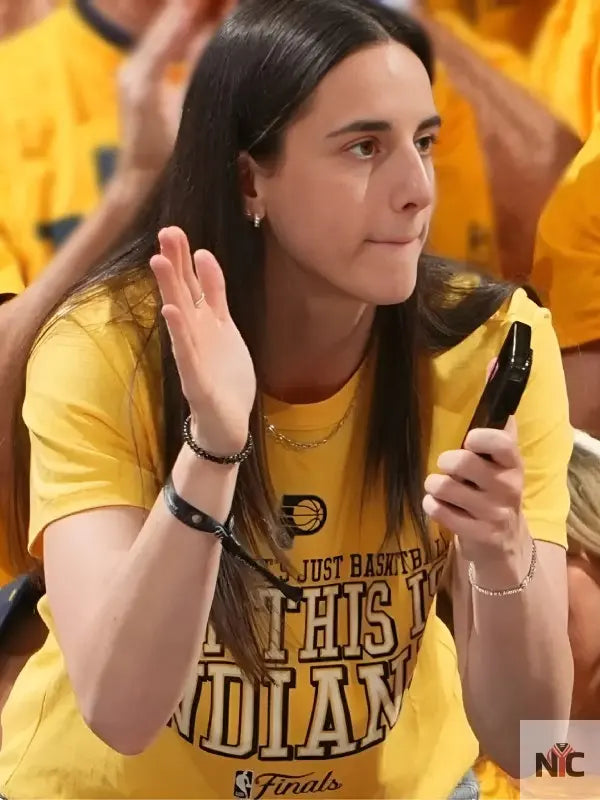 Caitlin Clark 2025 NBA Finals But This Is Indiana Shirt NYC Jackets