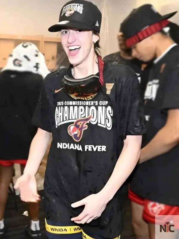 Caitlin Clark WNBA Commissioner’s Cup 2025 Champions T-Shirt NYC Jackets